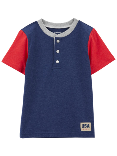 חולצת קולור בלוק