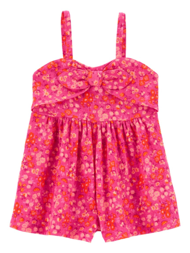 אוברול אופנה פרחים קטנים