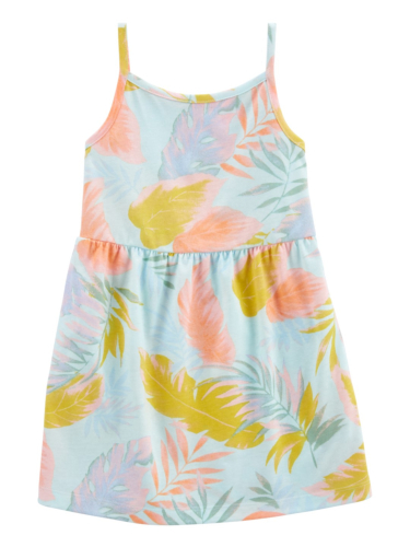 שמלת גופייה עלים