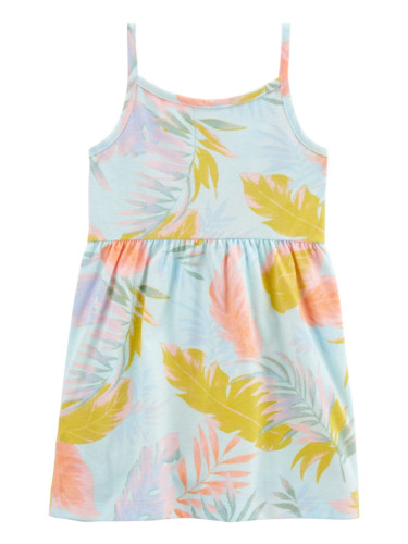 שמלת גופייה עלים