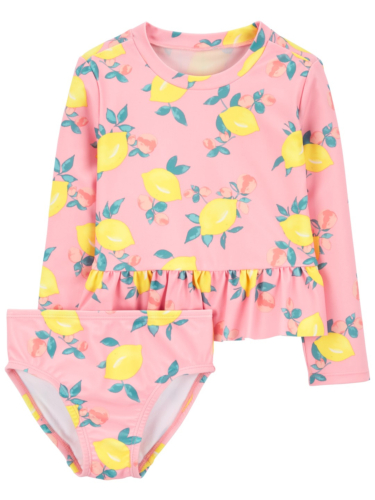 בגד ים טנקיני שרוול ארוך לימונים