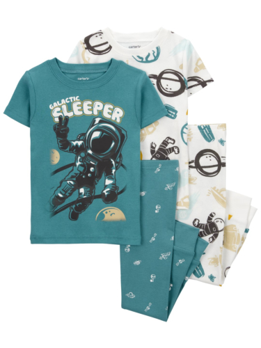 פיג'מה 4 חלקים אסטרונאוט