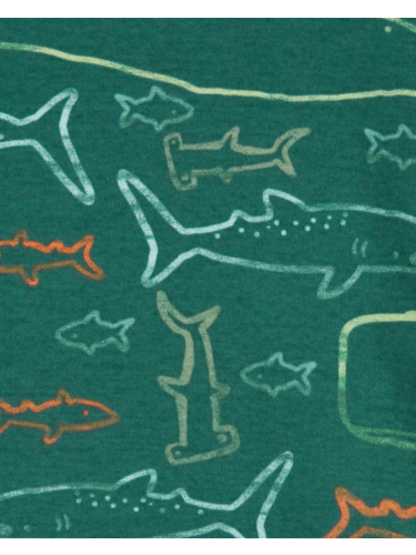 פיג'מה 4 חלקים כרישים