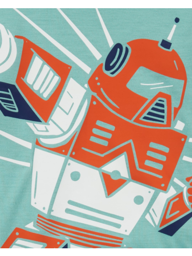 פיג'מת 3 חלקים רובוט