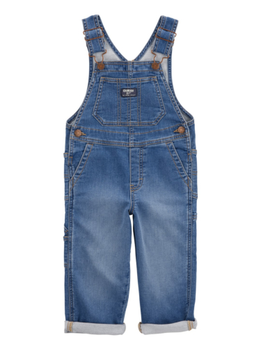 אוברול ג'ינס ארוך משופשף