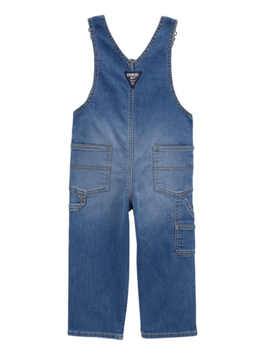 אוברול ג'ינס ארוך משופשף