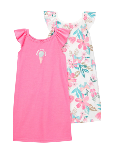 זוג כותנות גלידה פרחים