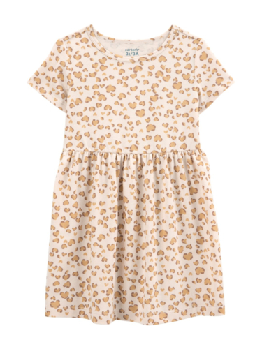 שמלת סריג דפוס צ'יטה