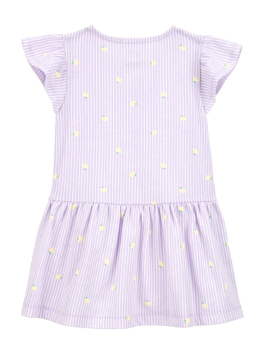 שמלת סריג לימונים סגולה