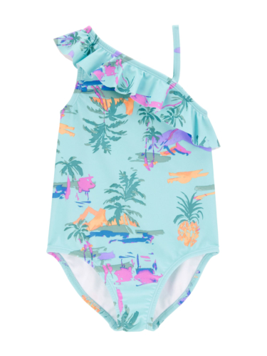 בגד ים שלם א-סימטרי הוואי