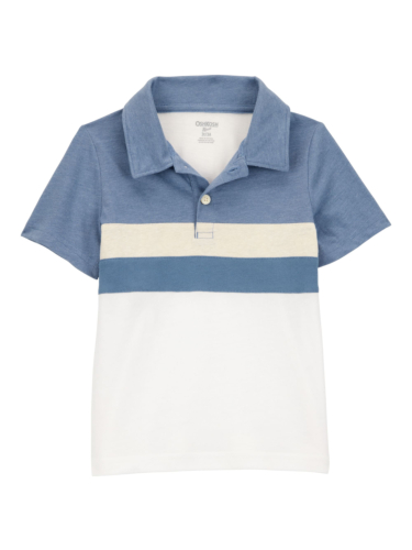 חולצת פולו קולור בלוק