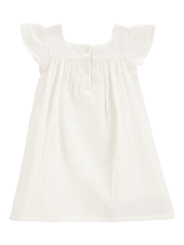 שמלת טטרה רקמה כחולה