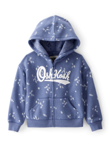 קרדיגן לבבות לוגו OSHKOSH