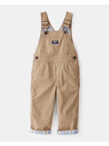 אוברול ג'ינס בד קנווס חאקי