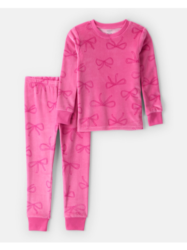 פיג'מת 2 חלקים פליז פפיונים