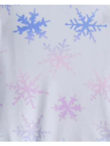 פיג'מת 2 חלקים פליז כוכבי שלג