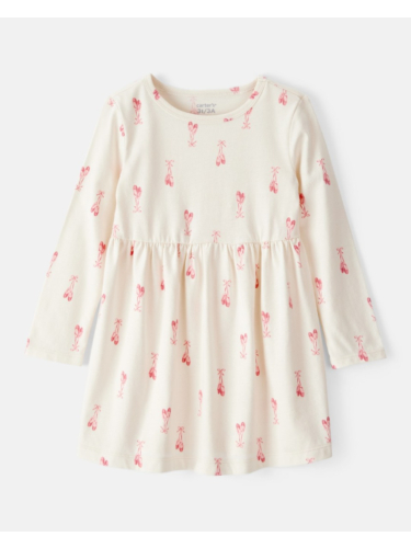 שמלה מודפסת נעלי בלט