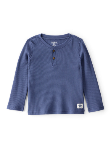 חולצת טי וואפל הנלי כחולה