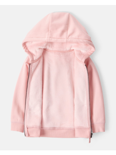 קרדיגן פוטר שילוב שרפה ורוד בהיר