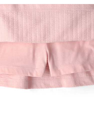 מכנס חצאית מרקם ורוד