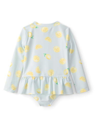 בגד ים שלם שרוול ארוך לימונים