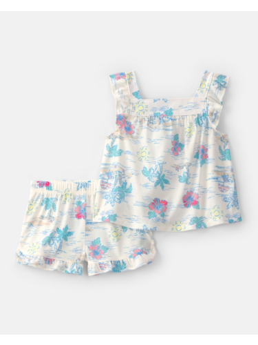 פיג'מת 2 חלקים קצרה הוואי