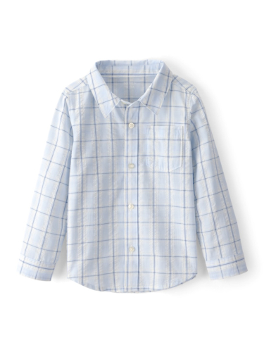 חולצת אריג משובצת