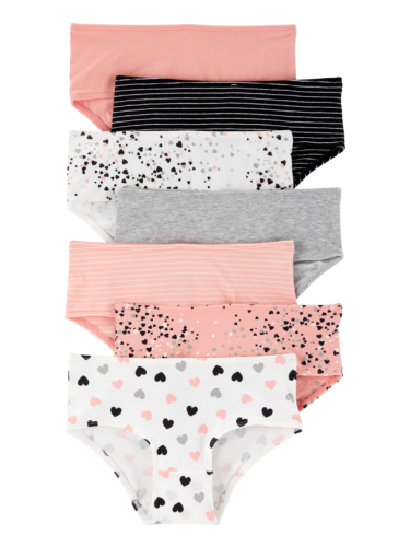 מארז שביעיית תחתוני סליפ לבבות