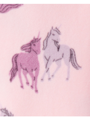 כתונת פליז חדי קרן ורוד