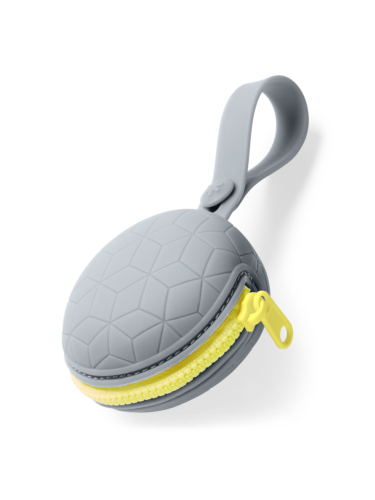 נרתיק סיליקון למוצץ – אפור