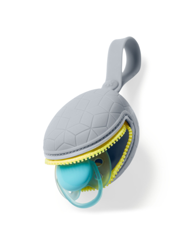 נרתיק סיליקון למוצץ – אפור