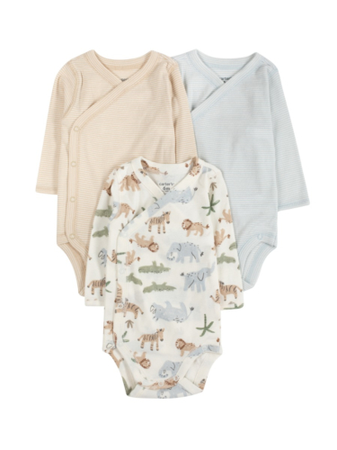 שלישיית בגדי גוף מעטפת ספארי