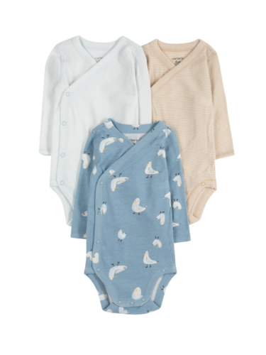 שלישיית בגדי גוף מעטפת ציפורים