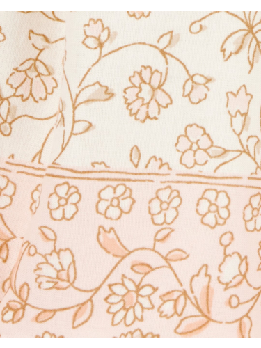 חליפת 2 חלקים  פופלין פרחוני