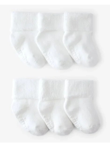 שישיית גרבי מגבת לבנות