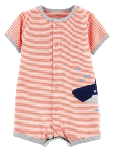 אוברול קצר פסים כריש