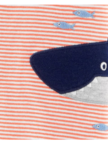 אוברול קצר פסים כריש