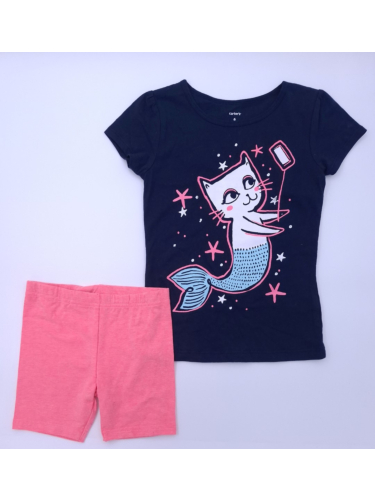 חליפת גן חתולת בת ים-בנות