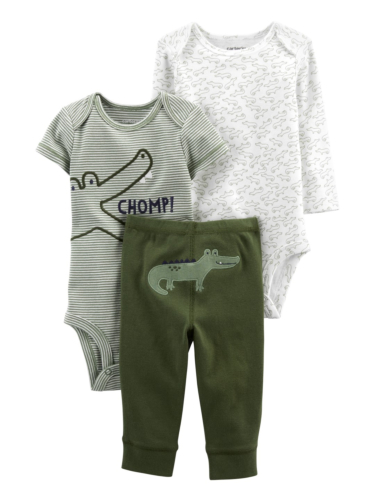 זוג בגדי גוף ומכנס תנין