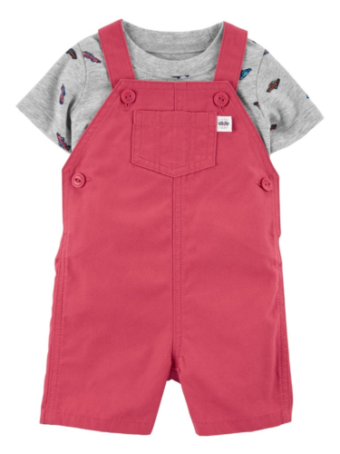 סט אוברול וחולצה מכוניות