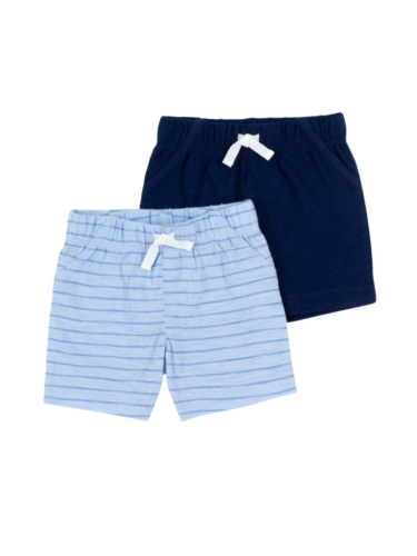 זוג מכנסיים קצרים כחולים