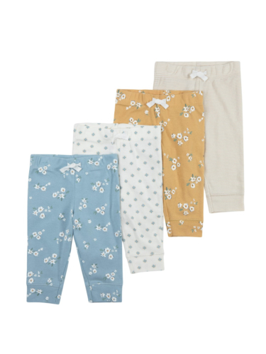 רביעיית מכנסיים פרחים