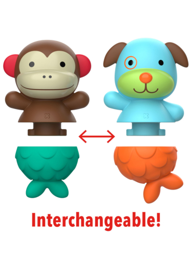 ערבב והתאם זנבות- קוף וכלב