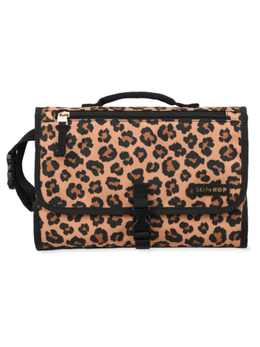 עמדת החתלה ניידת - מנומרת