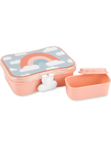 קופסת אוכל מחולקת - קשת בענן