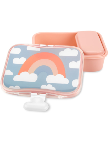 קופסת אוכל מחולקת - קשת בענן