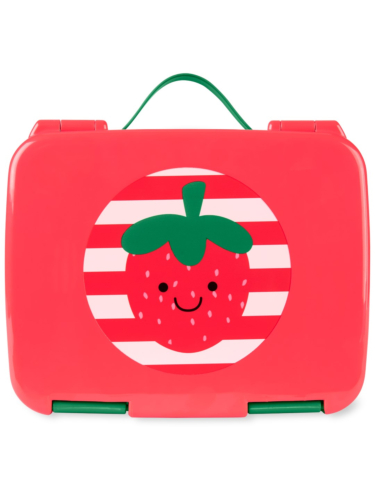 קופסת אוכל עם ידית  - תות