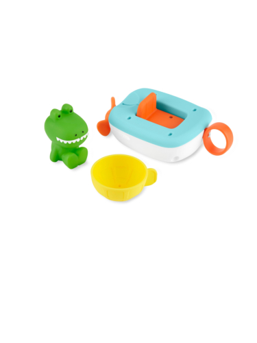 צעצוע אמבטיה - קרוקודיל בסירה