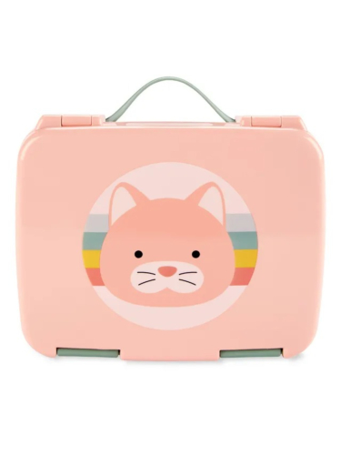 קופסת אוכל וידית - חתול