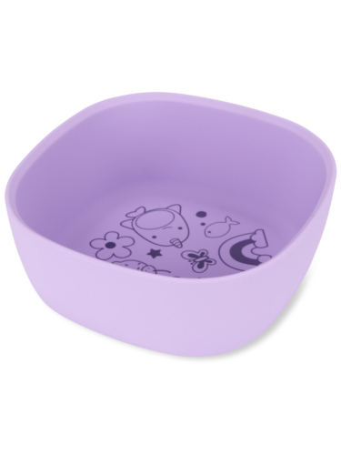 קערת סיליקון סגולה